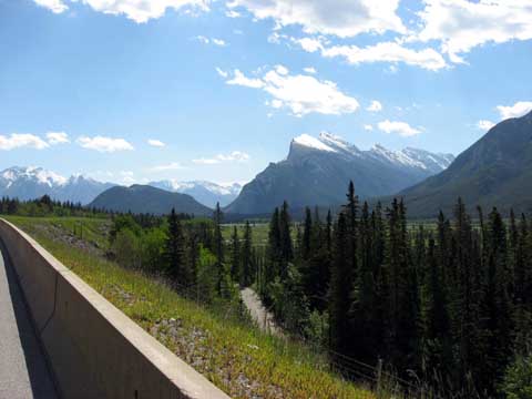 Coming into Banff